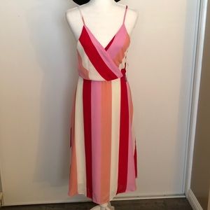 Lulus Striped A line dress